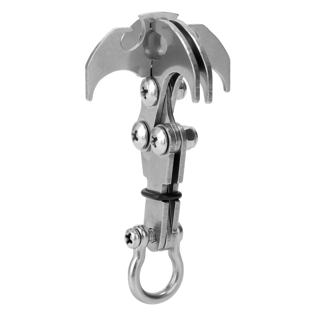 Stainless Steel Survival Gravity Hook Grappling Carabiner Magnet Outdoor Climbing Claws Car Traction Rescue EDC Tool Key Chain
Stainless Steel Survival Gravity Hook Grappling Carabiner Magnet Outdoor Climbing Claws Car Traction Rescue EDC Tool Key Chain
