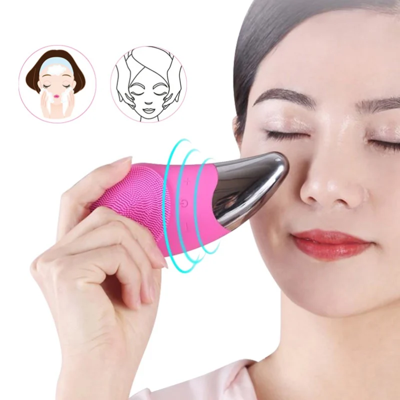 Mini Electric Silicone Facial Cleansing Brush Deep Cleaning Pore Adjustable Speed Control Massage Brush
Mini Electric Silicone Facial Cleansing Brush Deep Cleaning Pore Adjustable Speed Control Massage Brush