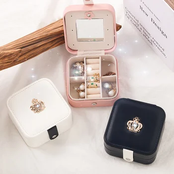 Fashion Leather Jewelry Organizer Earrings Ring Necklace Jewelry Storage Box Double Layer Women Lipstick Cosmetics Beauty Case
Fashion Leather Jewelry Organizer Earrings Ring Necklace Jewelry Storage Box Double Layer Women Lipstick Cosmetics Beauty Case