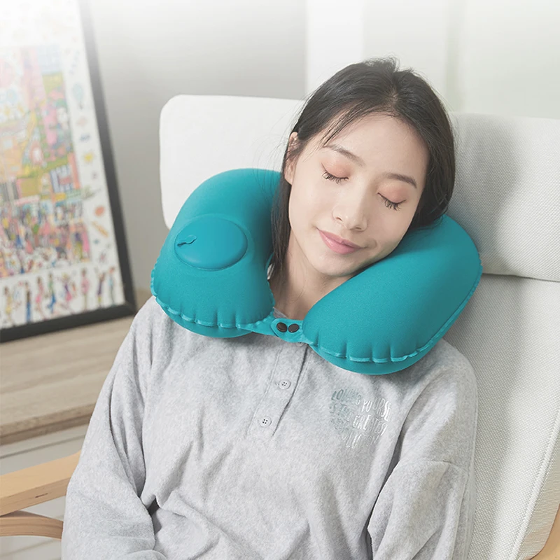 U Shaped Pillows Cushion Shoulder Relax Portable Inflatable Neck Protection Travel Aircraft High Speed Rail Office Storage Bag
U Shaped Pillows Cushion Shoulder Relax Portable Inflatable Neck Protection Travel Aircraft High Speed Rail Office Storage Bag