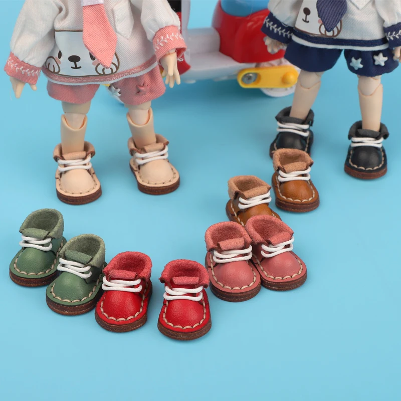 

Handmade cattle shoes for body9,GSC,DDF,YMY,obitsu 11,molly,1/12 bjd doll Ob11 fashion shoes Doll Accessories Toys