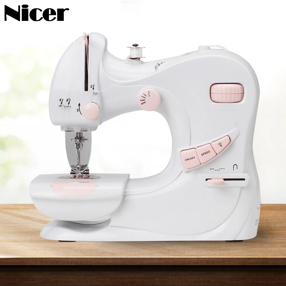 Electric Sewing Machine Threading Machine Multifunction Double Needle Reverse Stitching Mini Sewing Machine Household with LED
Electric Sewing Machine Threading Machine Multifunction Double Needle Reverse Stitching Mini Sewing Machine Household with LED