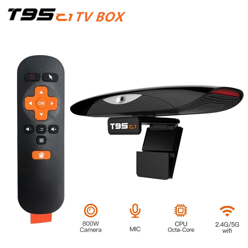 T95C1 Smart tv box android 9.0 RK3368 Octa-Core set top box 2GB 16GB 800W pixel Camera wifi bluetooth 4K media Player Live Game
T95C1 Smart tv box android 9.0 RK3368 Octa-Core set top box 2GB 16GB 800W pixel Camera wifi bluetooth 4K media Player Live Game