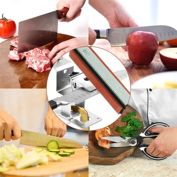 luxury Professional kitchen knife sharpener system with 4pcs Whetstones+ Aluminum alloy+ G clip Knife Sharpener Tool Set
luxury Professional kitchen knife sharpener system with 4pcs Whetstones+ Aluminum alloy+ G clip Knife Sharpener Tool Set