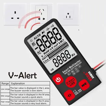 BSIDE Ultra-Portable Digital Multimeter ADMS7/S9CL Large LCD 3-Line Display Voltmeter AC DC Voltage NCV Ohm Hz Tester 2019
BSIDE Ultra-Portable Digital Multimeter ADMS7/S9CL Large LCD 3-Line Display Voltmeter AC DC Voltage NCV Ohm Hz Tester 2019