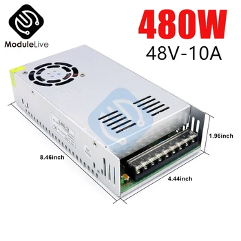 DC 48V 10A 480W Power Supply Lighting Transformer For LED Strip Light Switching Power Adapter Driver Tools Switch Power Tools
DC 48V 10A 480W Power Supply Lighting Transformer For LED Strip Light Switching Power Adapter Driver Tools Switch Power Tools