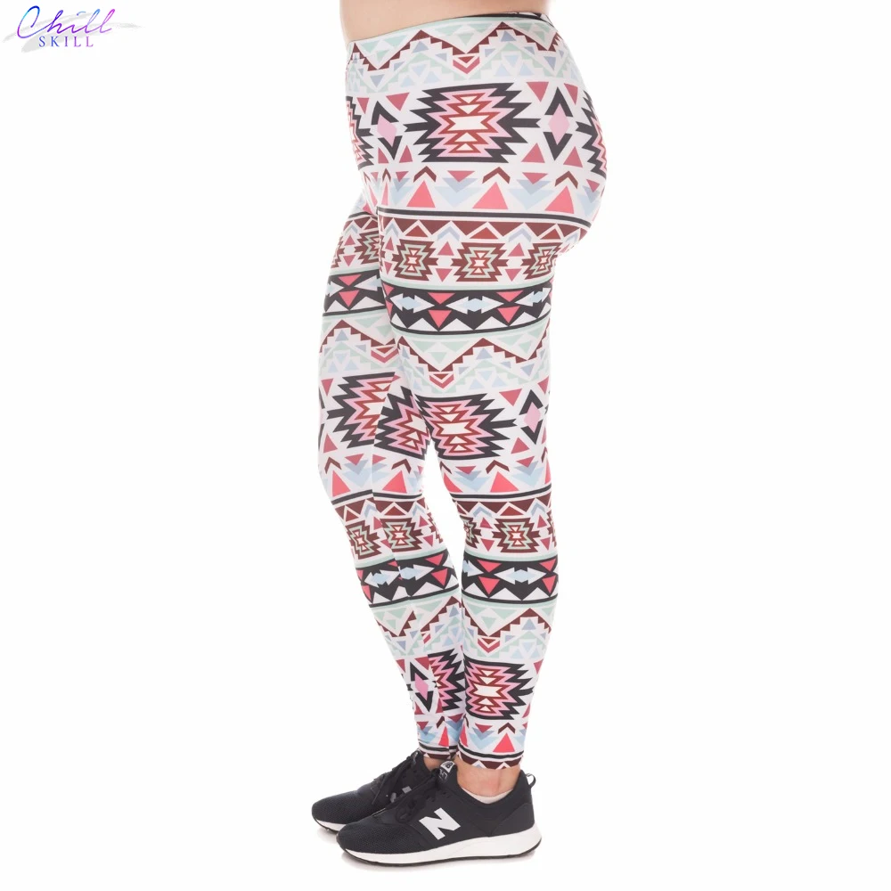CHILL SKILL Fashion Plus Large Size Leggings Boho Green Printed Leggins Trousers Stretch Pants For Plump Women
CHILL SKILL Fashion Plus Large Size Leggings Boho Green Printed Leggins Trousers Stretch Pants For Plump Women