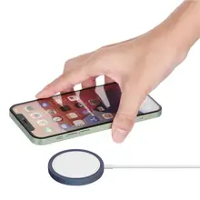 Wireless Charging Cover Silicone Cover Case Magnetic Charging Shell Suitable For IPhone12 Wireless Charging Cover Silicone Cover Case Magnetic Charging Shell Suitable For IPhone12