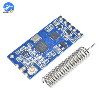 Mini HC-12 SI4463 Wireless Serial Module Transmitter Receiver module with Antenna 433Mhz
Mini HC-12 SI4463 Wireless Serial Module Transmitter Receiver module with Antenna 433Mhz
