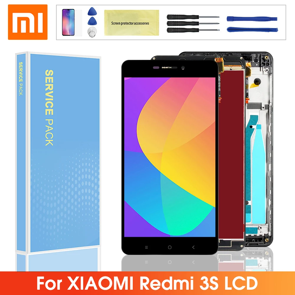 Original 5.0'' LCD For Xiaomi Redmi 3 Lcd Display Screen Replacement For Redmi 3 3S LCD Digiziter Aseembly
Original 5.0'' LCD For Xiaomi Redmi 3 Lcd Display Screen Replacement For Redmi 3 3S LCD Digiziter Aseembly