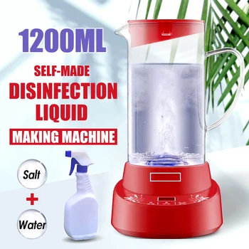 1.2L Hypochlorous Acid Water Disinfectant Machine Maker Sodium Hypochlorous Generator Household Sterilization Liquid Machine
1.2L Hypochlorous Acid Water Disinfectant Machine Maker Sodium Hypochlorous Generator Household Sterilization Liquid Machine