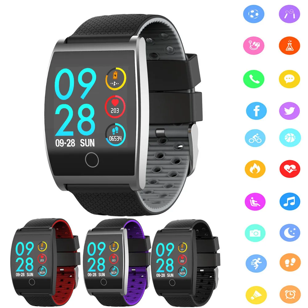 QS05 Smart Color Screen Calorie Exercise Heart Rate Pedometer Smart Watch Four Colours For android/ios/iphone #20
QS05 Smart Color Screen Calorie Exercise Heart Rate Pedometer Smart Watch Four Colours For android/ios/iphone #20