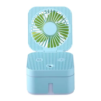 UsbThe new rubik's cube portable mini rechargeable humidifying spray fan is suitable for office and home use
UsbThe new rubik's cube portable mini rechargeable humidifying spray fan is suitable for office and home use
