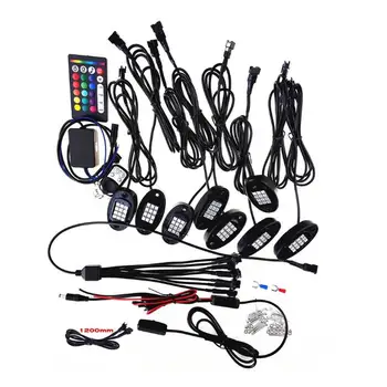 1 Set Car LED Atmosphere Lamp Flexible Waterproof Car Remote Decorative Chassis LED Light Car Lights Strips Control Interio N7P5
1 Set Car LED Atmosphere Lamp Flexible Waterproof Car Remote Decorative Chassis LED Light Car Lights Strips Control Interio N7P5