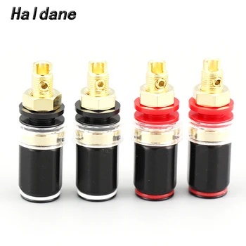 Haldane 4pcs HIFI Speaker Copper Socket Audio Speaker Connector Amplifier Terminal Tinding Post Banana Plug Socket Connecto
Haldane 4pcs HIFI Speaker Copper Socket Audio Speaker Connector Amplifier Terminal Tinding Post Banana Plug Socket Connecto