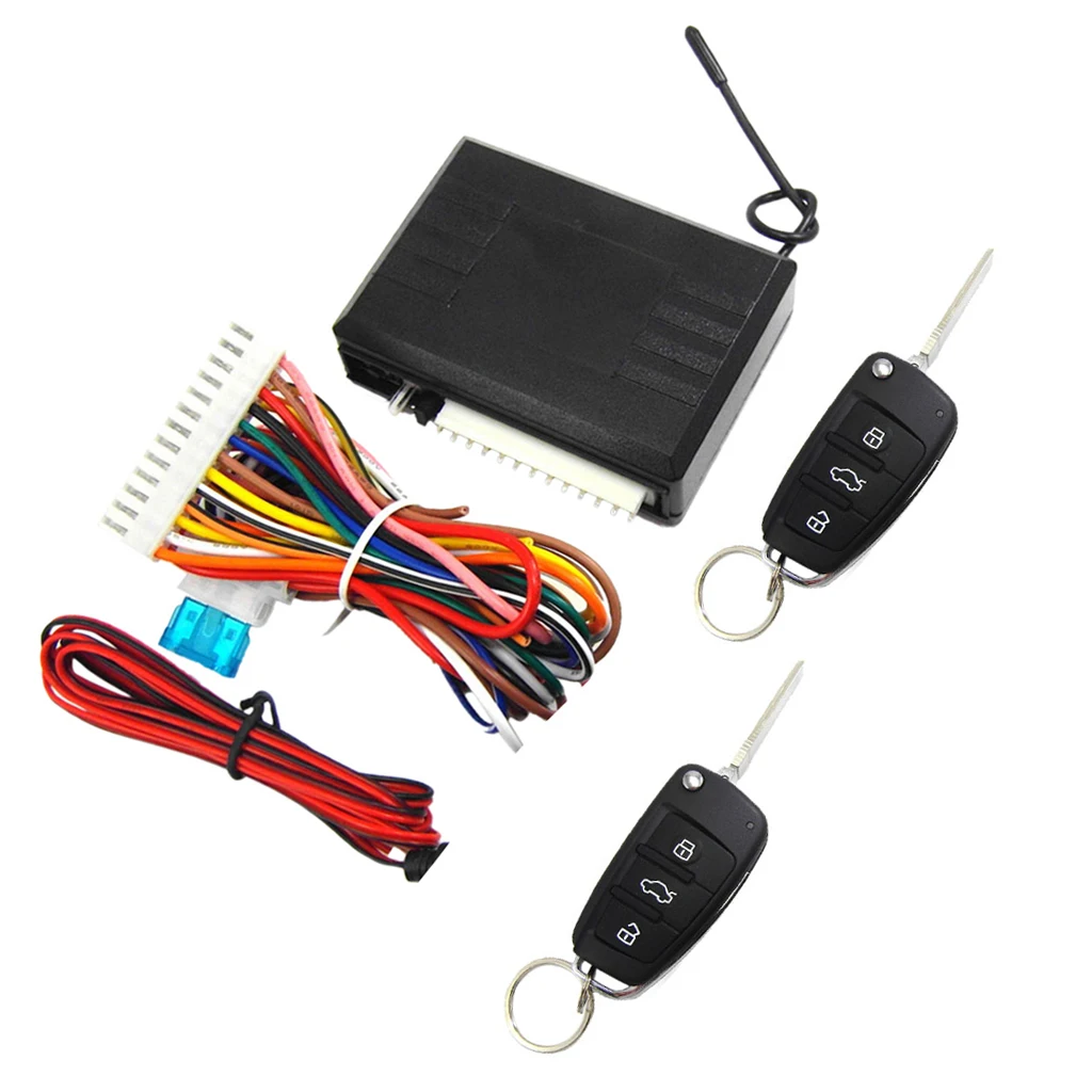 433MHz 12V Car Auto Alarm Remote Central Door Locking Keyless Entry System 433MHz 12V Car Auto Alarm Remote Central Door Locking Keyless Entry System