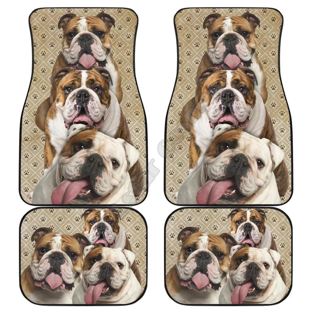 Bulldog Car Floor Mats Funny For Bulldog Lover 3D Printed Pattern Mats Fit for Most Car Anti Slip Cheap Colorful
Bulldog Car Floor Mats Funny For Bulldog Lover 3D Printed Pattern Mats Fit for Most Car Anti Slip Cheap Colorful