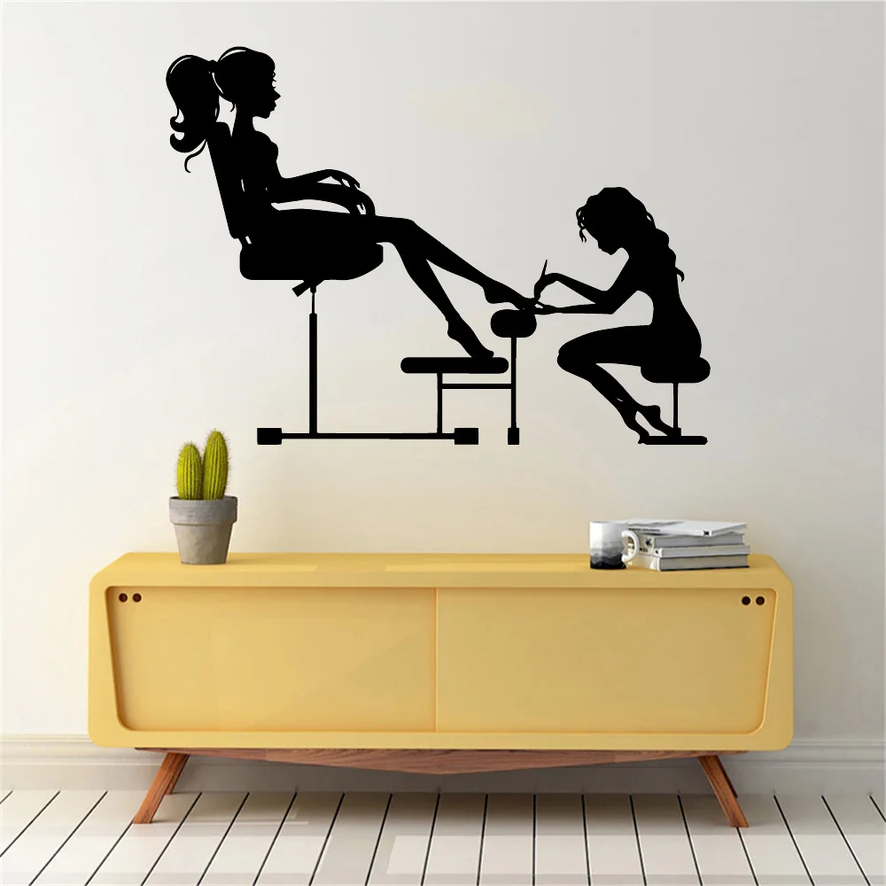 Beauty Salon Wall Stickers For Design Ornament Wall Vinyls Art Decals Woman'S Nail Salon Decoration
Beauty Salon Wall Stickers For Design Ornament Wall Vinyls Art Decals Woman'S Nail Salon Decoration