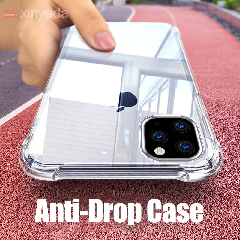 Clear Cover Case For iPhone 11 Pro Max iPhone11 Pro Case Air Cushion Soft Silicone TPU Bumper Shockproof Gel Shell
Clear Cover Case For iPhone 11 Pro Max iPhone11 Pro Case Air Cushion Soft Silicone TPU Bumper Shockproof Gel Shell
