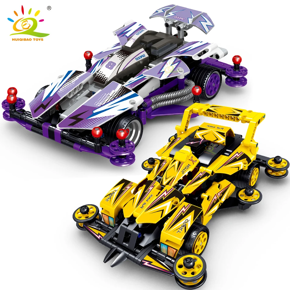 HUIQIBAO TOYS Speed Champions Pull Back Power Racing Car Building Blocks for Children City Four Wheel Drive Super Racer Bricks
HUIQIBAO TOYS Speed Champions Pull Back Power Racing Car Building Blocks for Children City Four Wheel Drive Super Racer Bricks