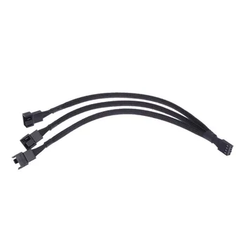 Fan 4pin to 3 x 4pin/3pin PWM extender cable 4pin to 3 Ways Y Splitter Cable 5.28
Fan 4pin to 3 x 4pin/3pin PWM extender cable 4pin to 3 Ways Y Splitter Cable 5.28