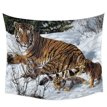 Bedroom Wall Tapestry Snow Animal Tiger Tapestry Wall Hanging Picnic Yoga Mat Living Room Wall Decoration
Bedroom Wall Tapestry Snow Animal Tiger Tapestry Wall Hanging Picnic Yoga Mat Living Room Wall Decoration