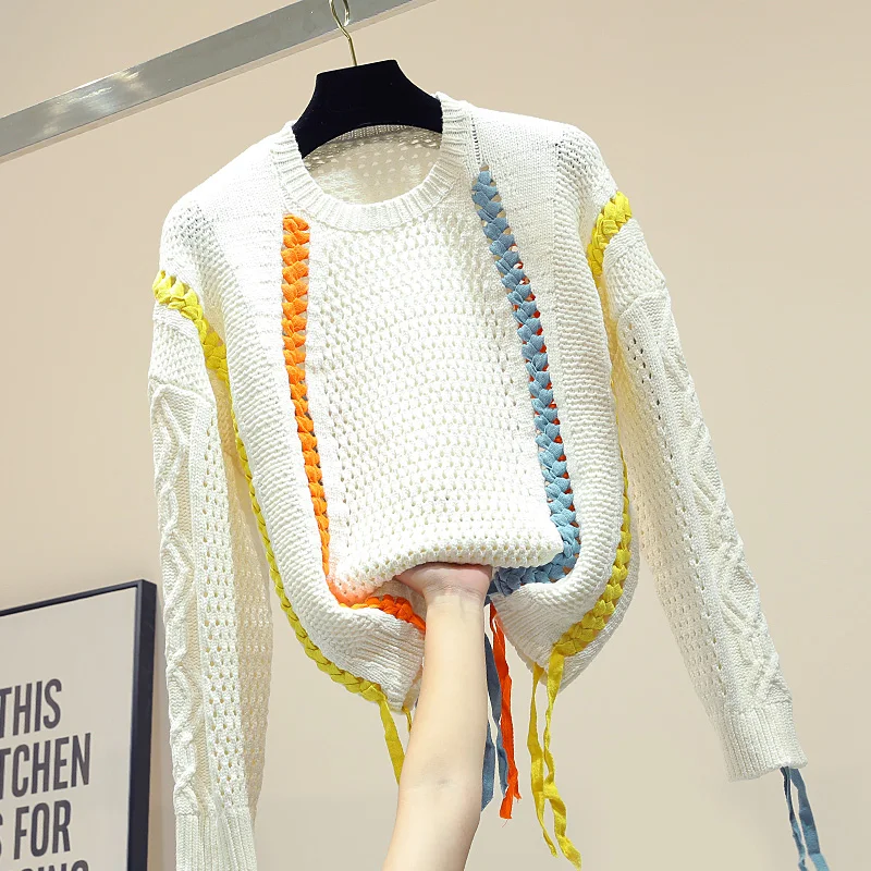 Fashion Pullovers Sweater Women 2019 Autumn New Korean Style Wild Casual Ladies Sweaters Round Collar Knit Tops Female
Fashion Pullovers Sweater Women 2019 Autumn New Korean Style Wild Casual Ladies Sweaters Round Collar Knit Tops Female