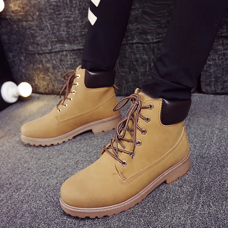 Winter Men Boots PU Outdoor Snow Ankle Boots Male Lace Up Anti-slip Booties British Sneakers Plus Size 46
Winter Men Boots PU Outdoor Snow Ankle Boots Male Lace Up Anti-slip Booties British Sneakers Plus Size 46