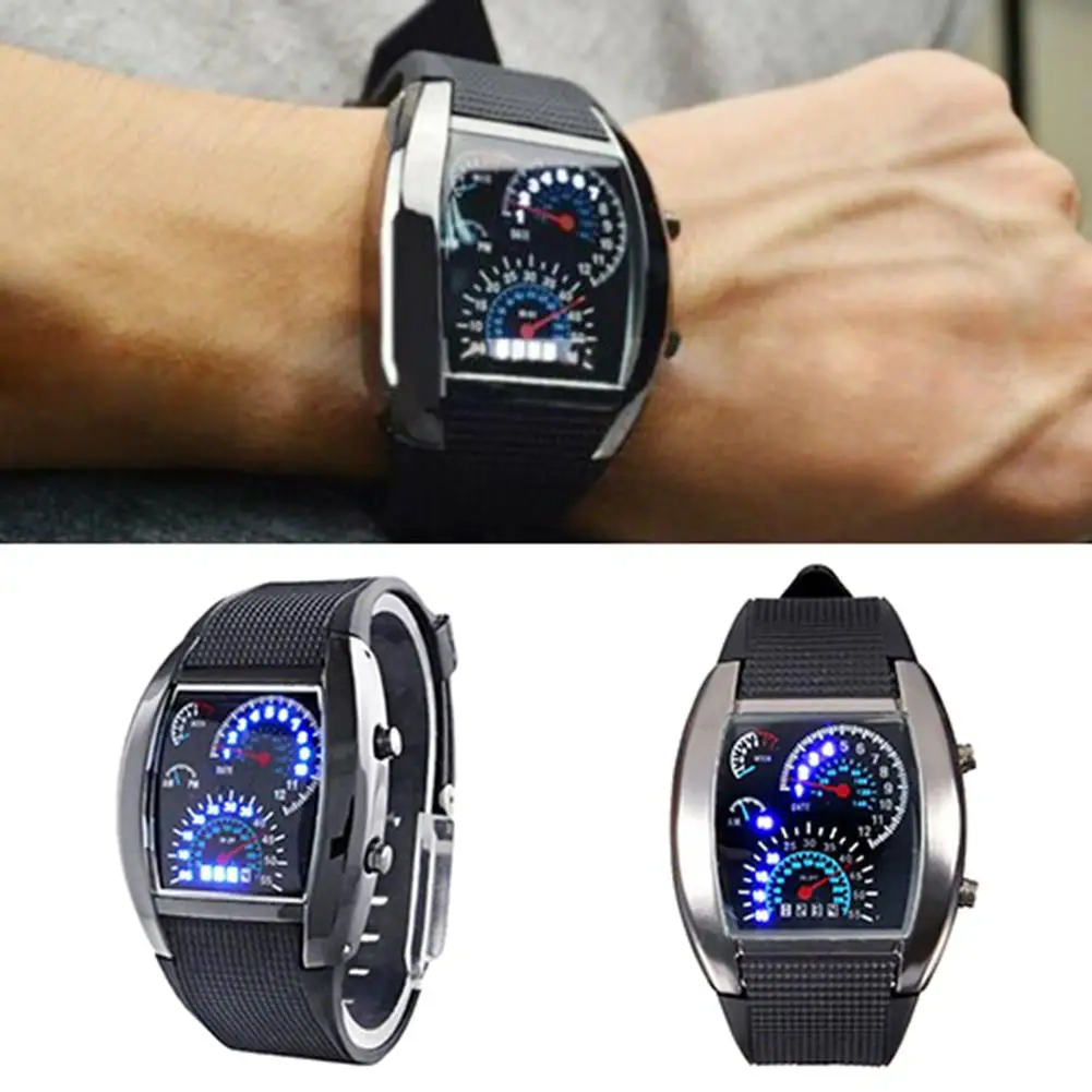 Men Square Dial Dual Time Day Display Silicone Strap LED Sports Clock Electronic Wrist Watch New reloj hombre
Men Square Dial Dual Time Day Display Silicone Strap LED Sports Clock Electronic Wrist Watch New reloj hombre