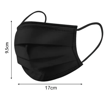 50PC Adult Disposable Protective Mask 3-layer Ear Loop Dustproof Anti-spitting Breathable black Cute Print Mask mascarillas 2020
50PC Adult Disposable Protective Mask 3-layer Ear Loop Dustproof Anti-spitting Breathable black Cute Print Mask mascarillas 2020