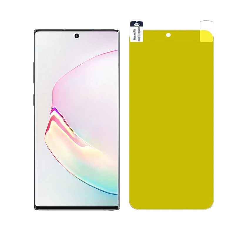 3D полное покрытие мягкая ТПУ пленка для Samsung Note 10 Plus Защитная экрана Galaxy Note10