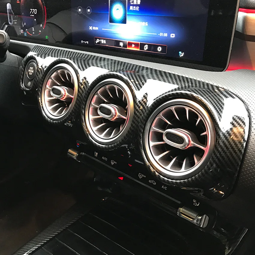 High Quality Dashboard Air Vent Stickers Trim Cover for Mercedes Benz A CLA Class W177 V177 C118 A180 A200 A220 A250
High Quality Dashboard Air Vent Stickers Trim Cover for Mercedes Benz A CLA Class W177 V177 C118 A180 A200 A220 A250