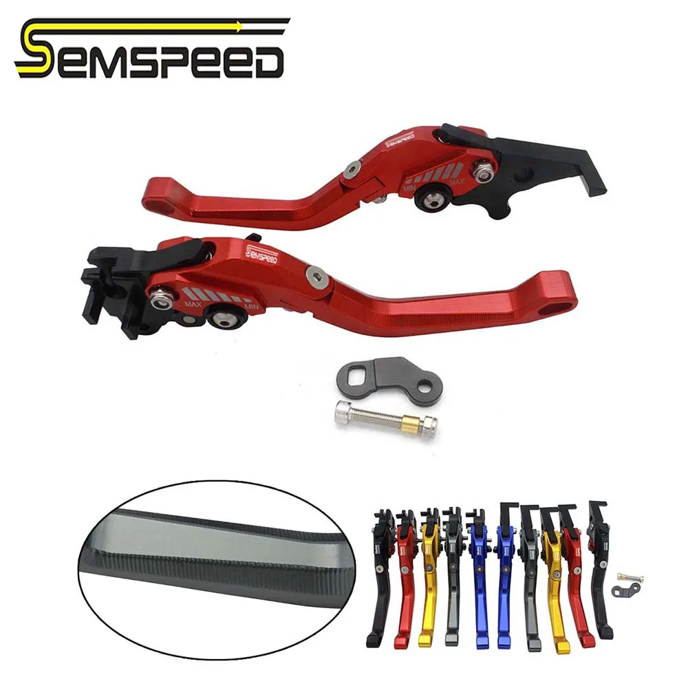 SEMSPEED 3D ромбовидные парковочные тормозные рычаги для Honda PCX 150 125 PCX125 PCX150 2010 2020