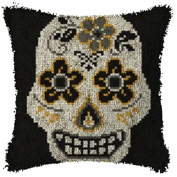 DIY Latch Hook Rug Kits lattice Yarn Cushion Carpet Cover Floor Mat Skull Sewing Needlework for Adults Kids Gift
DIY Latch Hook Rug Kits lattice Yarn Cushion Carpet Cover Floor Mat Skull Sewing Needlework for Adults Kids Gift