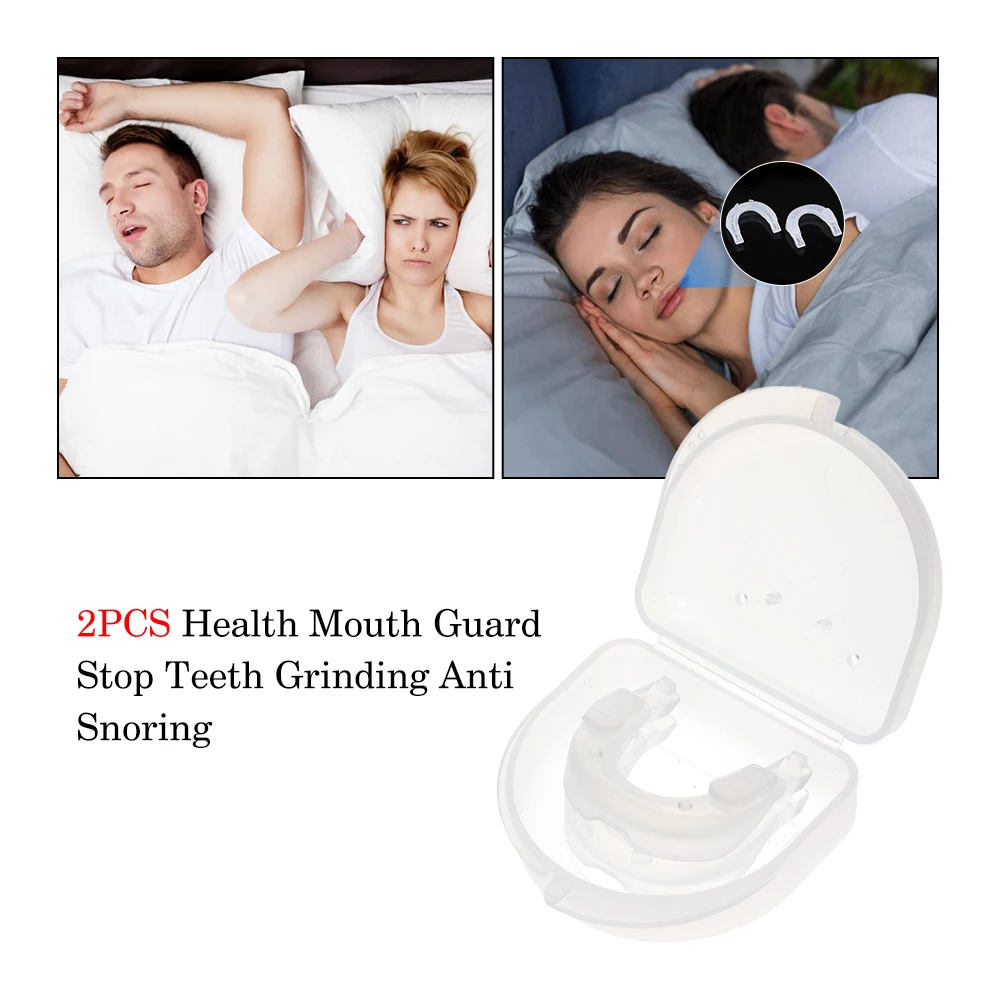 Anti Snoring Bruxism Sleep Aid Tool 2PCS Health Mouth Guard Stop Teeth Grinding Eliminates Snoring Health Care Accessories
Anti Snoring Bruxism Sleep Aid Tool 2PCS Health Mouth Guard Stop Teeth Grinding Eliminates Snoring Health Care Accessories