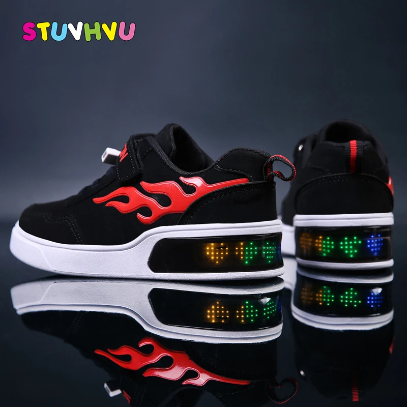 2020 New Children Sneakers USB Charging Luminous Shoes Fashion Colorful Boys Sports Shoes Glowing Sneakers LED Light Dance Shoes
2020 New Children Sneakers USB Charging Luminous Shoes Fashion Colorful Boys Sports Shoes Glowing Sneakers LED Light Dance Shoes