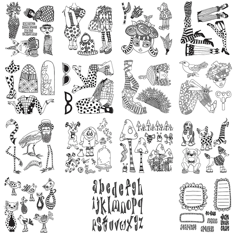 Clear Stamps Folk-custom Clothes Head Body Leg Part Fashion Ornament Adorable Animals A-Z Alphabets Notice Banner 2021 New
Clear Stamps Folk-custom Clothes Head Body Leg Part Fashion Ornament Adorable Animals A-Z Alphabets Notice Banner 2021 New