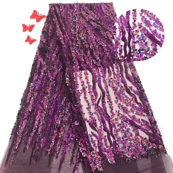 Luxury Embroidery Sequins Lace Material New High Quality Nigeria French Laces African Lace Fabric With Sequins For Party Dress
Luxury Embroidery Sequins Lace Material New High Quality Nigeria French Laces African Lace Fabric With Sequins For Party Dress