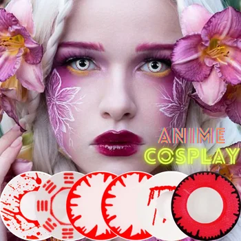 Bio-essence Official Colored Contact Lenses Color circle lens for Eyes Halloween Cosplay Anime For Tokyo Ghoul lens non diopter
Bio-essence Official Colored Contact Lenses Color circle lens for Eyes Halloween Cosplay Anime For Tokyo Ghoul lens non diopter