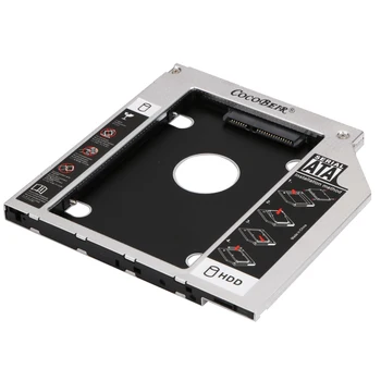 Aluminum Plastic Universal 2nd HDD Caddy 9.5mm SATA 3.0 2.5" SSD HDD Case Support SATA I & SATA II & SATA III 
Aluminum Plastic Universal 2nd HDD Caddy 9.5mm SATA 3.0 2.5" SSD HDD Case Support SATA I & SATA II & SATA III