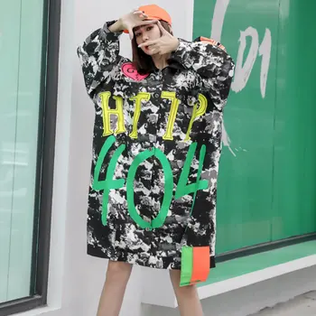 loose Tide Plus Size Hit Color Letter Trench Women Clothes 2020 Spring Fashion Loose Hooded Collar Full Sleeve Coat Top XJ3843
loose Tide Plus Size Hit Color Letter Trench Women Clothes 2020 Spring Fashion Loose Hooded Collar Full Sleeve Coat Top XJ3843