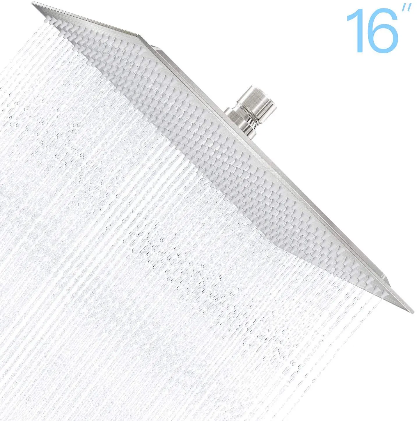 16 Inch Bathroom Shower Head , Ultra Thin Stainless High Pressure Rain Shower Sprayer, 360 Degree Adjustable Rainfall Showerhead
16 Inch Bathroom Shower Head , Ultra Thin Stainless High Pressure Rain Shower Sprayer, 360 Degree Adjustable Rainfall Showerhead