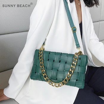 Luxury Weave Design Small PU Leather Crossbody Bags High Quality Solid Color Shoulder Handbags Chain Cross Body Bag
Luxury Weave Design Small PU Leather Crossbody Bags High Quality Solid Color Shoulder Handbags Chain Cross Body Bag