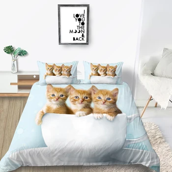Teacup Cats Bedding Set King Fashionable Fresh Creative Duvet Cover Queen Twin Full Single Double Unique Design Bed Set
Teacup Cats Bedding Set King Fashionable Fresh Creative Duvet Cover Queen Twin Full Single Double Unique Design Bed Set