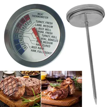 

Meat Thermometer Meat Probe Kitchen Oven Barbecue Grill Thermometers Food Temperature Meter Gauge Smokehouse Thermometre D25