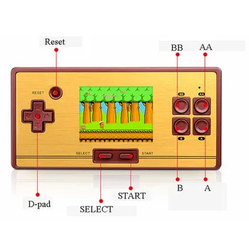 8 Bit Retro Game Mini Classic TV Video Game Console External Controller for 2 Player with 600 Games for fc Handheld Game Players
8 Bit Retro Game Mini Classic TV Video Game Console External Controller for 2 Player with 600 Games for fc Handheld Game Players
