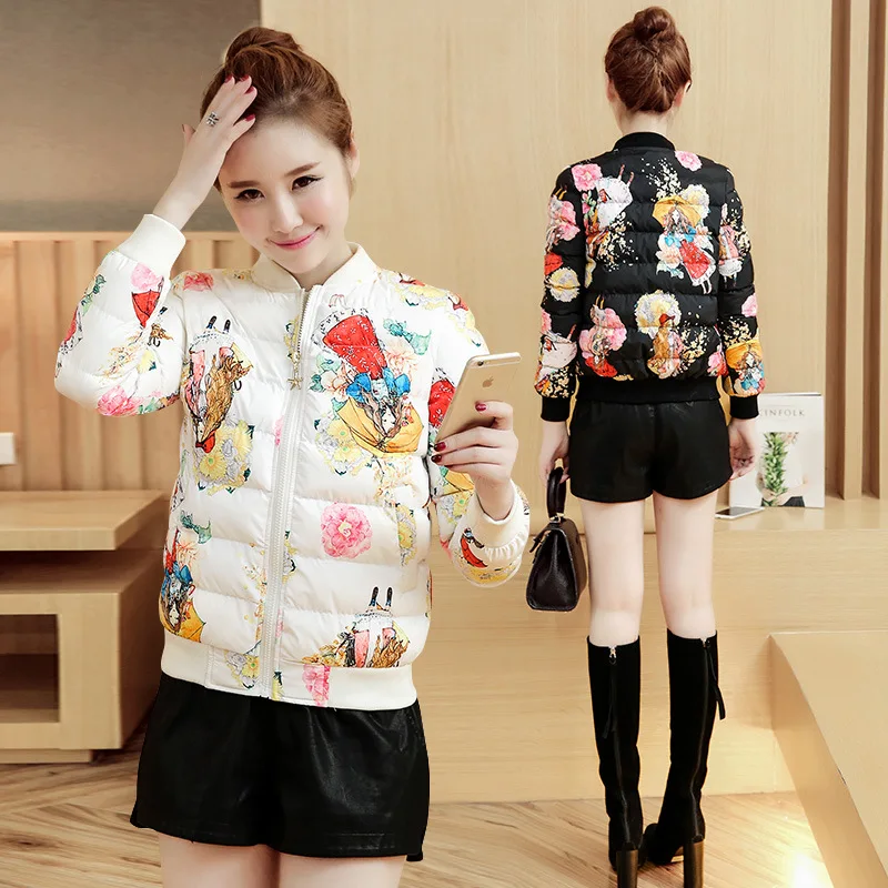 2019 Winter Korean-style Cotton-padded Clothes Women's Slim Fit Short Crew Neck Thick Cartoon Fancy down Cotton Coat WOMEN'S Coa
2019 Winter Korean-style Cotton-padded Clothes Women's Slim Fit Short Crew Neck Thick Cartoon Fancy down Cotton Coat WOMEN'S Coa