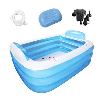 Inflatable Bathtub Portable Blowing Bathtub Folding Durable Soaking Bathtub Save water and space, durable heat insulation
Inflatable Bathtub Portable Blowing Bathtub Folding Durable Soaking Bathtub Save water and space, durable heat insulation
