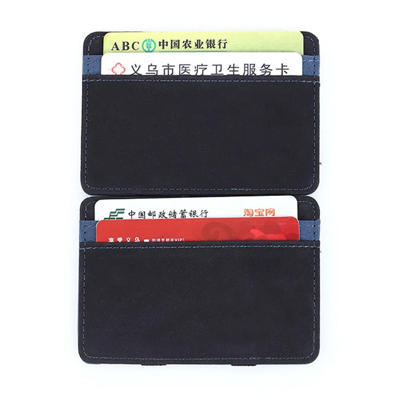Korean-style Creative Magic Wallet MEN'S Wallet PU Card Package Nubuck Leather xin yong ka bao Card Holder
Korean-style Creative Magic Wallet MEN'S Wallet PU Card Package Nubuck Leather xin yong ka bao Card Holder