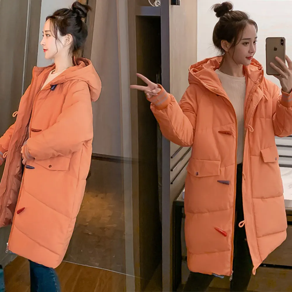 Hooded Ladies Coat Long Parkas Oversize Winter Jacket Women Mid-long Winter Thick Jacket Down Jacket Women Coat 
Hooded Ladies Coat Long Parkas Oversize Winter Jacket Women Mid-long Winter Thick Jacket Down Jacket Women Coat